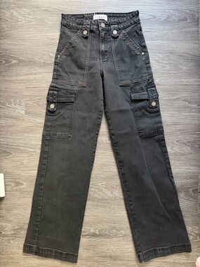 Lolita Black Relaxed Cargo Jeans